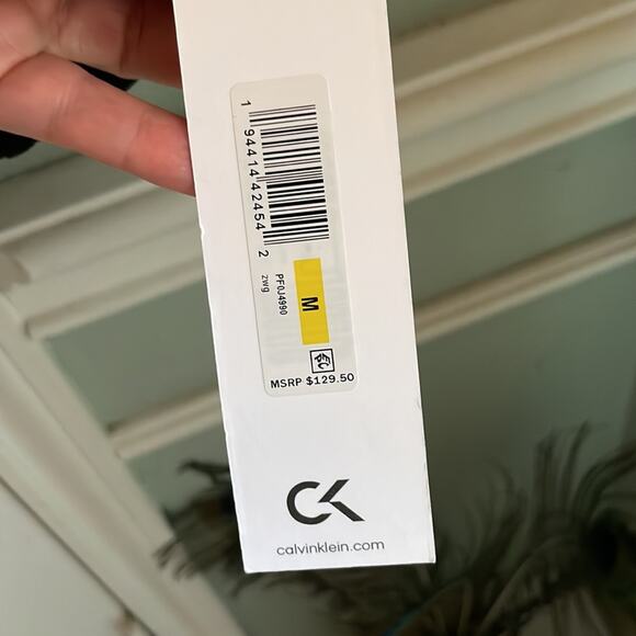 Calvin Klein Performance Palm Tree Sunset Print windbreaker multi colored - Picture 5 of 8